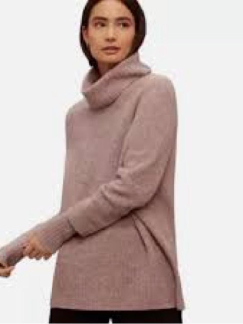 Babaton Plutarch Sweater Wool-blend Oversized Turtleneck Dusty Pink Size XS